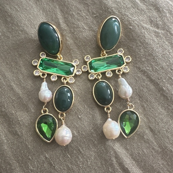 BRAND NEW- Mignonne Gavigan- Luxe Greenwich Earrings - Picture 1 of 5